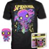 FUNKO TEE+POP POCKET SPIDER-MAN BLACKLIGHT L MARVEL