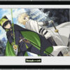 GB EYE SERAPH OF THE END SWORD PRINT STAMPA CON CORNICE