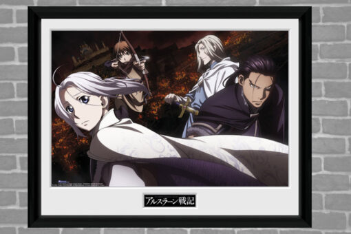 GB EYE THE LEGEND OF ARSLAN GROUP PRINT STAMPA CON CORNICE