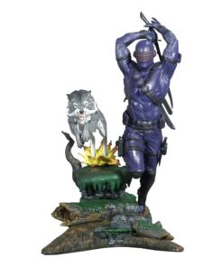 G.i. Joe Gallery Pvc Statua Snake Eyes Animated Dcd 40th Anniversary Previews Esclusiva 25 Cm Diamond Select