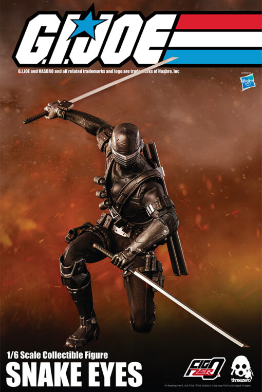 Gi Joe Snake Eyes 1/6 Af Action Figura Threezero