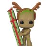 Guardiani Della Galassia Holiday Special Pop! Heroes Vinile Figura Groot 9 Cm Funko