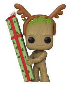 Guardiani Della Galassia Holiday Special Pop! Heroes Vinile Figura Groot 9 Cm Funko