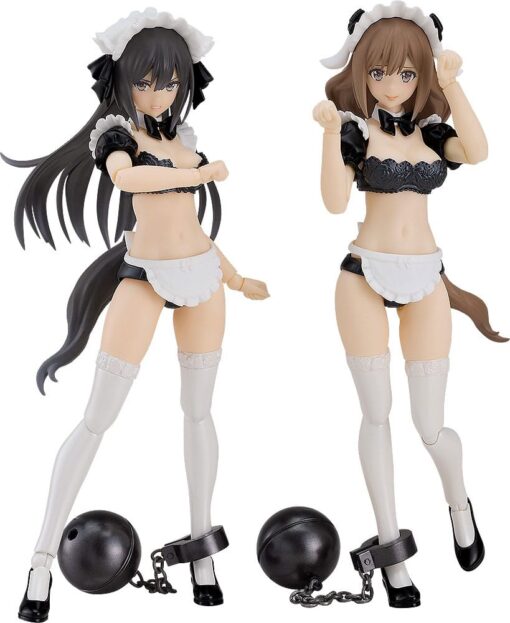 Guilty Princess Plastica Model Kit Plamax Gp-07 Underwear Body Girl Ran & Jelly: Maid Ver. Set 16 Cm Max Factory