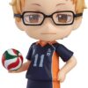 Haikyu!! Nendoroid Figura Kei Tsukishima 10 Cm Orange Rouge