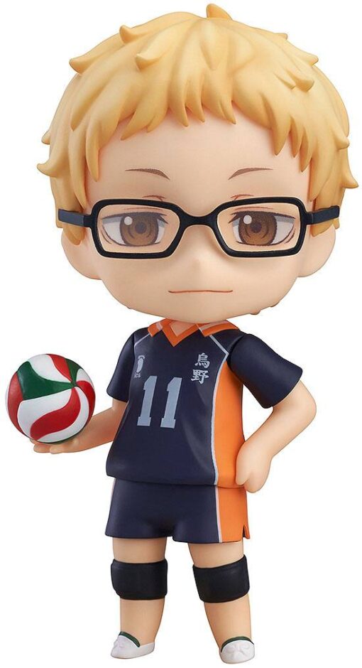 Haikyu!! Nendoroid Figura Kei Tsukishima 10 Cm Orange Rouge