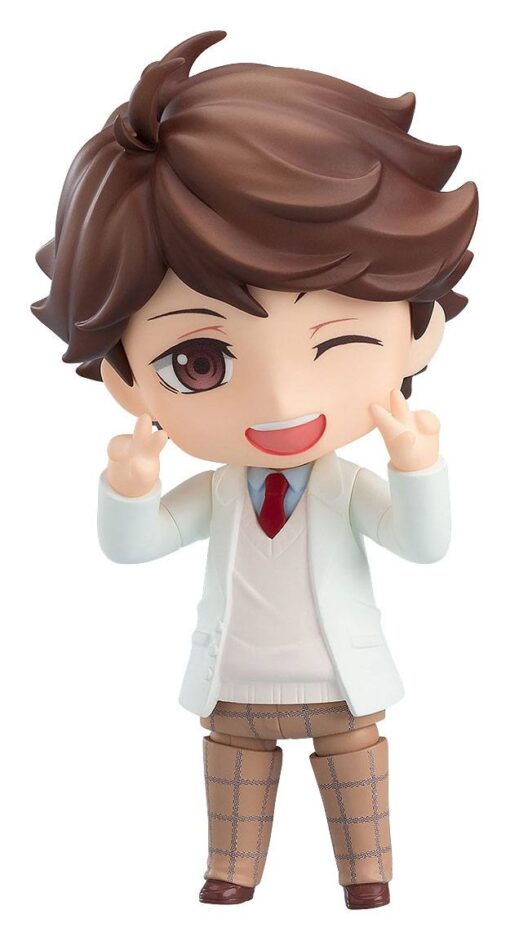 Haikyu!! Nendoroid Figura Toru Oikawa School Uniforme Ver. (re-run) 10 Cm Orange Rouge