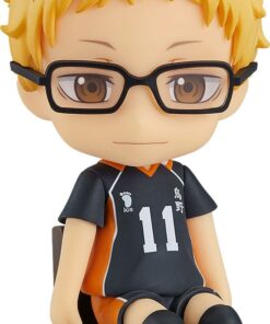 Haikyu!! Nendoroid Swacchao! Figura Kei Tsukishima 9 Cm Orange Rouge