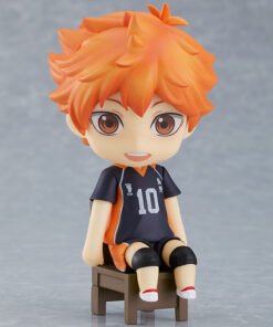 HAIKYU SHOYO HINATA NENDOROID SWACCHAO MINI FIGURA ORANGE ROUGE