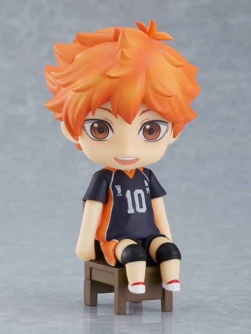 HAIKYU SHOYO HINATA NENDOROID SWACCHAO MINI FIGURA ORANGE ROUGE