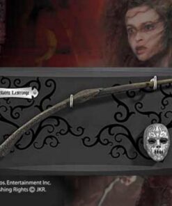 Harry Potter Bacchetta Magica Bellatrix Lestrange + Espositore Noble Collection