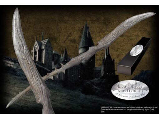 Harry Potter Bacchetta Magica Character del Mangiamorte Thorn Noble Collection