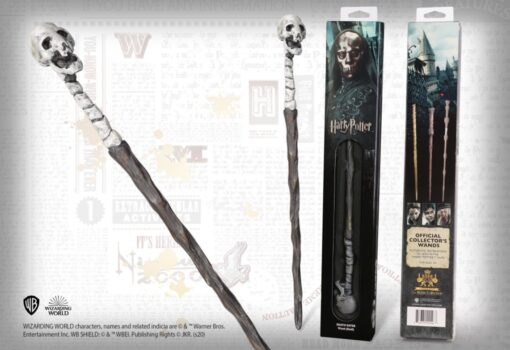 Harry Potter Bacchetta Magica dei Mangiamorte Skull in Blister Noble Collection