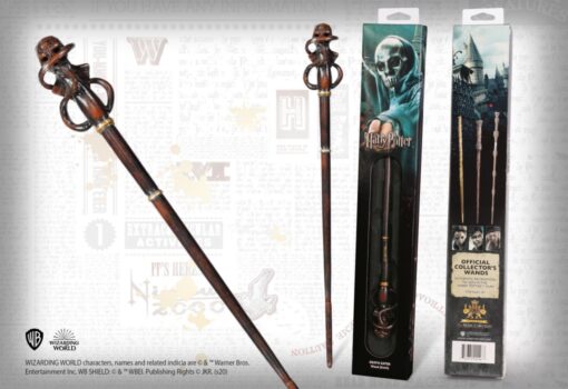 Harry Potter Bacchetta Magica dei Mangiamorte Swirl in Blister Noble Collection