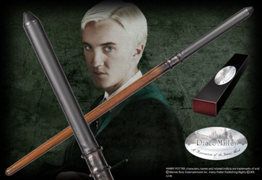 Harry Potter Bacchetta Magica di Draco Malfoy Character Noble Collection