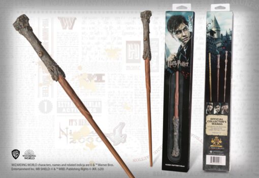 Harry Potter Bacchetta Magica Harry in Blister 35 Cm Noble Collection