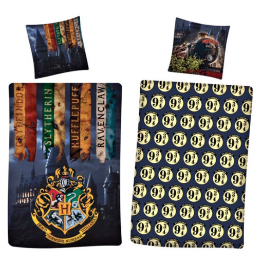 Harry Potter Copripiumino Letto Reversibile 140x200 cm Warner Bros.