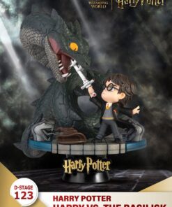 Harry Potter D-Stage PVC Diorama Harry Vs. The Basilisk 16 Cm Beast Kingdom Toys