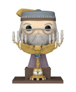 Harry Potter Deluxe Pop! Figure in Vinile Albus Silente sul Podio 12 Cm Funko