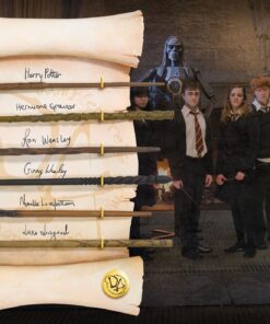 Harry Potter Display 6 Bacchette Character Esercito Di Silente Noble Collection