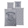 Harry Potter Duvet Set Grey 135 X 200 Cm / 80 X 80 Cm Herding