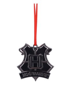 Harry Potter Hanging Tree Ornament Hogwarts Crest (Silver) 6 Cm Nemesis Now