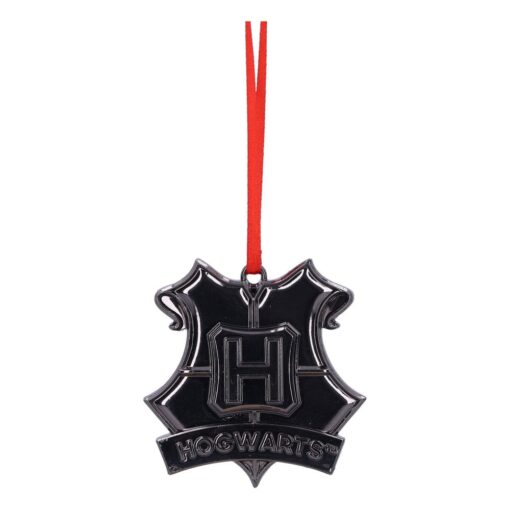 Harry Potter Hanging Tree Ornament Hogwarts Crest (Silver) 6 Cm Nemesis Now