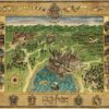 Harry Potter Jigsaw Puzzle Hogwarts Map (1500 Pezzi) Ravensburger