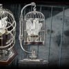 Harry Potter Miniatura della Civetta Edwige nella Gabbia 10 Cm Noble Collection