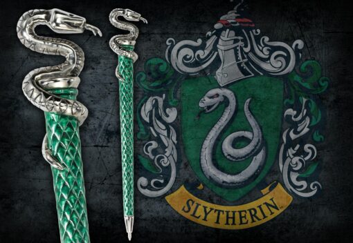 Harry Potter Penna Serpeverde Argento Placcato Noble Collection