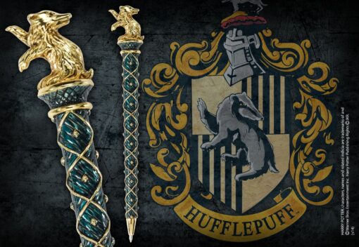 Harry Potter Penna Tassorosso Placcato Oro Noble Collection