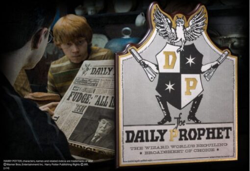 Harry Potter Placca Muro Giornale La Gazzetta Del Profeta 21cm Noble Collection