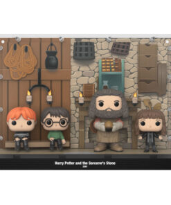 Harry Potter Pop Moments Deluxe Vinile Figures 2-pack Hagrid's Hut 9 Cm Funko