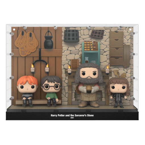 Harry Potter Pop Moments Deluxe Vinile Figures 2-pack Hagrid's Hut 9 Cm Funko