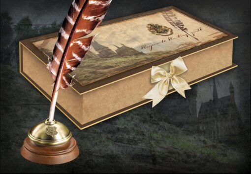 Harry Potter Replica Penna Piuma e Calamaio Hogwarts Noble Collection