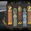 Harry Potter Set di 5 Segnalibri Con Tutte Le Casate Di Hogwarts Noble Collection