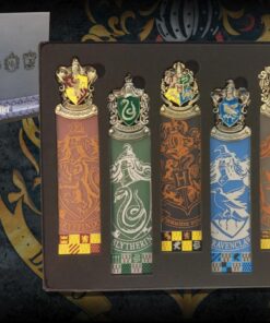 Harry Potter Set di 5 Segnalibri Con Tutte Le Casate Di Hogwarts Noble Collection