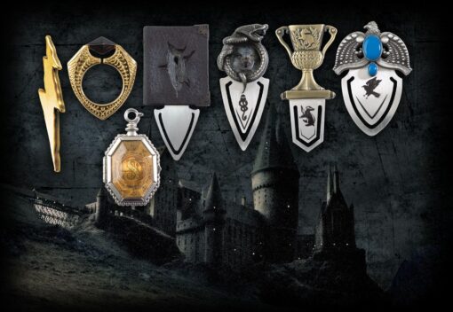 Harry Potter Set Segnalibri dei 7 Horcrux di Lord Voldemort Noble Collection