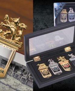 Harry Potter Set Segnalibri delle 4 Casate di Hogwarts con Espositore Noble Collection