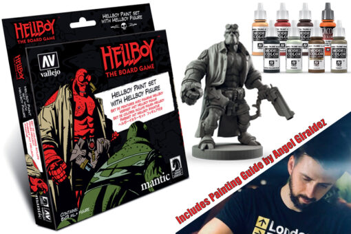 Hellboy Paintset Con Figura Miniature E Modellismo Vallejo VALLEJO