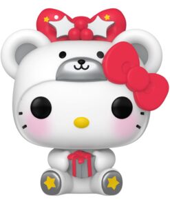 Hello Kitty Pop! Sanrio Vinile Figura Hello Kitty Polar Bear (mt) 9 Cm Funko