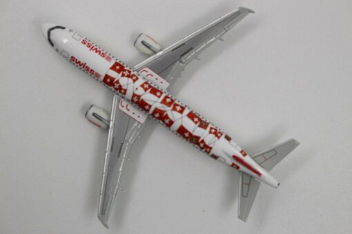 Herpa 562027 Swiss Air Lines Airbus A320 EM 2008 Aereo 1/400 Modellino