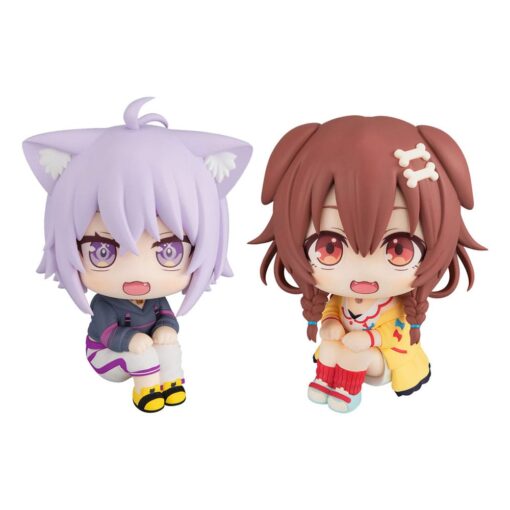 Hololive Production Look Up Pvc Statua Korone Inugami & Okayu Nekomata 11 Cm Megahouse