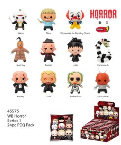 HORROR S1 BAG CLIP BLIND BOX DISPLAY (24 Moschettone Monogram