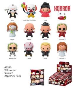 HORROR S2 BAG CLIP BLIND BOX DISPLAY (24 Moschettone Monogram