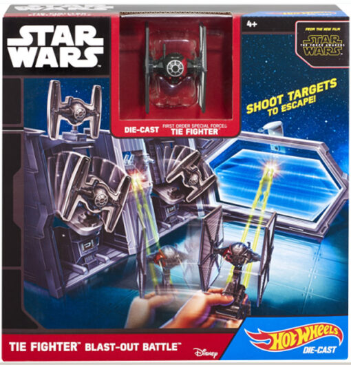 HOT WHEELS: STAR WARS PLAYSET TIE FIGHT. WHEELS - MODELLINI E VEICOLI