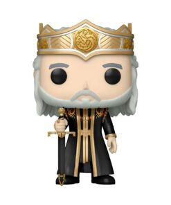 House Of The Dragon Pop! Tv Vinile Figura Viserys Targaryen 9 Cm Funko