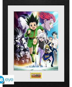 HUNTER X HUNTER - Framed print "Key Art Running" (30x40)