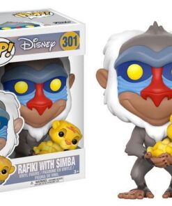 Il Re Leone Pop! Disney Vinile Figura Rafiki & Simba 9 Cm Funko