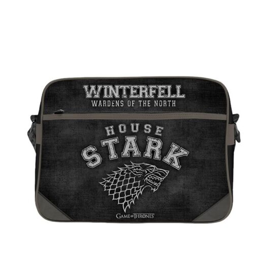 Il Trono Di Spade - Borsa A Tracolla Full Print "house Stark" - Vinile